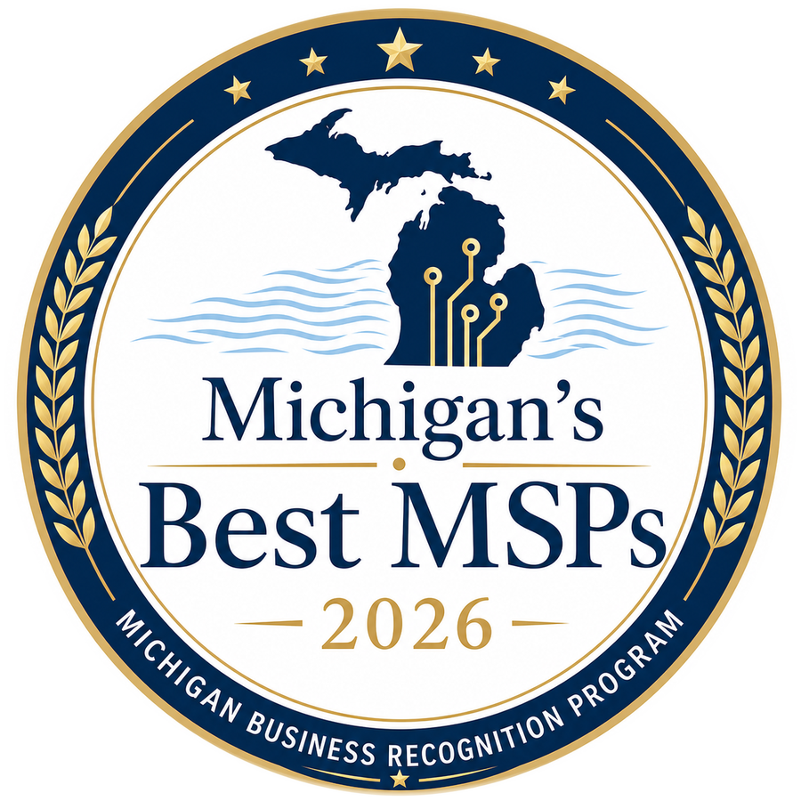 Michigan's Best MSPs 2026 Michigan Business Recognition Program seal